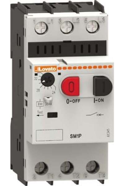lovato Comutator motor SM1P0650 cu butoane 4-6.5A 100kA 400V SM1P0650