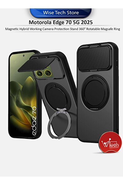 Wtech Motorola Edge 70 5G 2025 Magnetic Hybrid Working Camera Protection Stan...