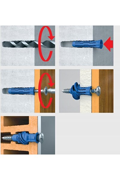 RAWLPLUG Colector universal 4ALL 8 x 65mm cu inserție (cutie=40 buc.)