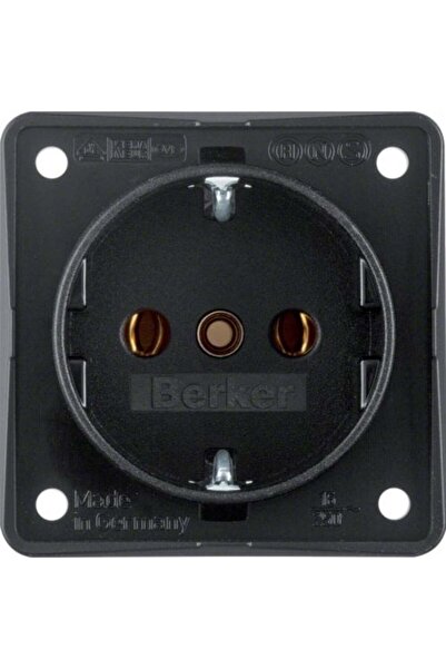 hager Soclu Integro SCHUKO negru mat 9418505