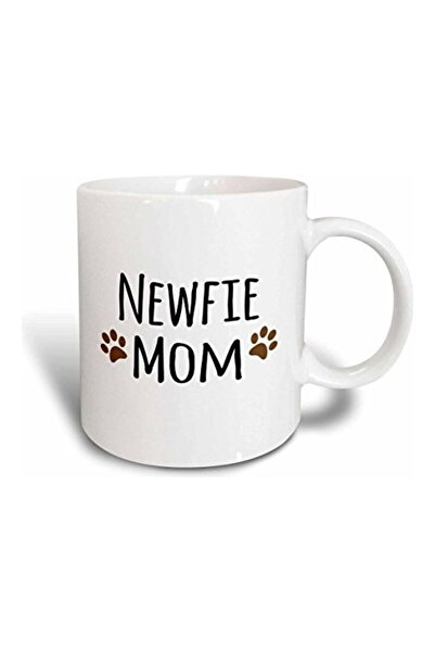 3DROSE Newbie Mom Mug Black/White