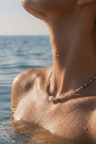 AMORE.İST STORE Barok İnci Charmlı Kolye