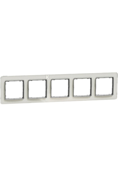 Schneider Electric 5x ramă, sticlă albă, efect de sticlă, Sedna Elements SDD3...