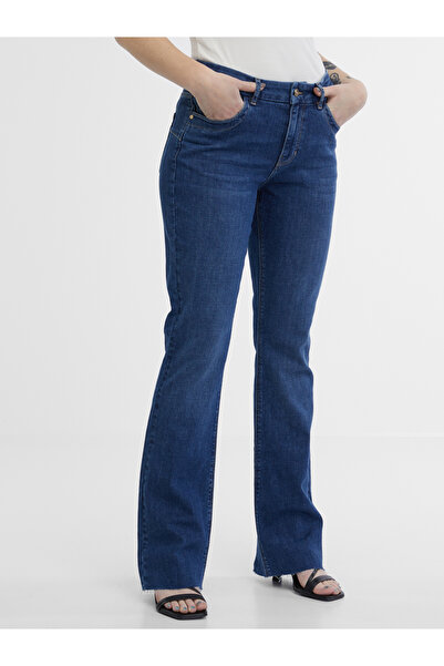ORSAY Blugi bootcut de damă albastru închis