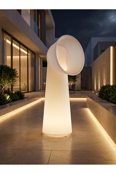 MYASEM STORE Ora Modern Medium Size Led Lighting Flowing Design Lldpe Plastic...