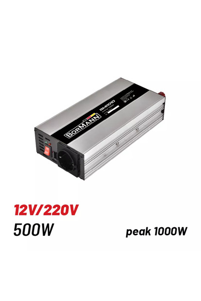 Bormann Μετατροπέας-Ινβέρτερ 12V-220V, 1000W BMI1010