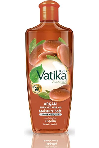 Vatika Naturals Argan Enriched Hair Oil | Goodness Of Multivitamin A, E & F |...