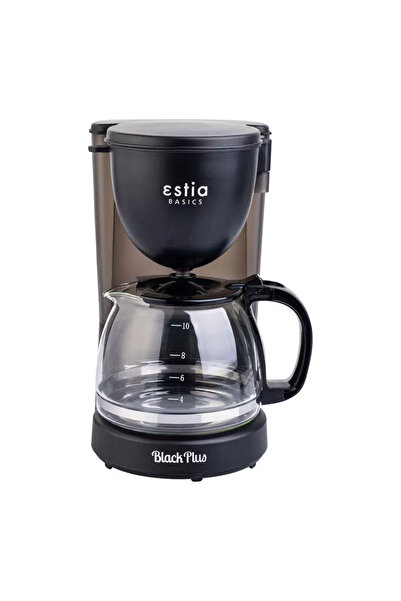 Estia Home Art Καφετιέρα Φίλτρου Μαύρη Plus 1.25Λτ Estia