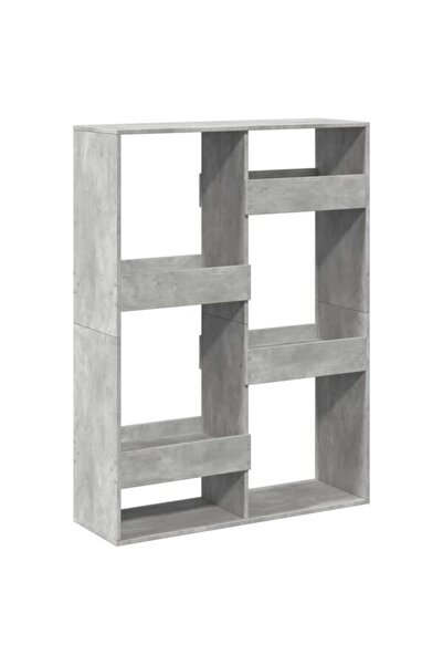 vidaxl Paravan despărțitor, gri beton, 100 x 33 x 135 cm, lemn prelucrat