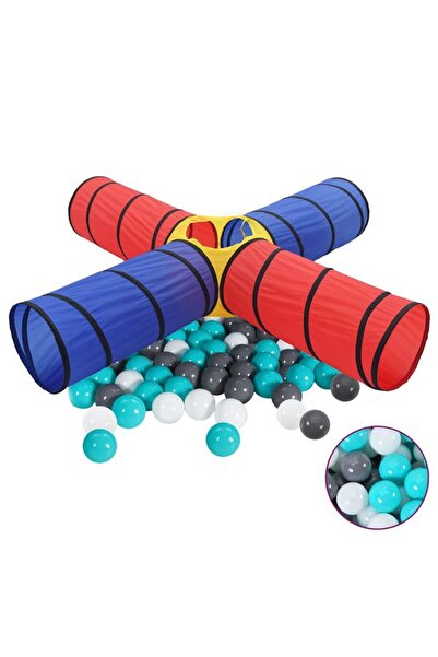 vidaxl Cort de joacă pentru copii cu 250 de mingi, multicolor