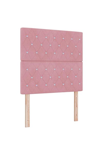 vidaxl Tăblie cap Roz 100 cm Catifea