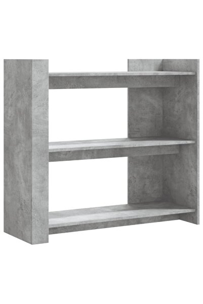 vidaxl Masă consolă, gri beton, 100x35x90 cm, lemn prelucrat