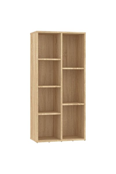 vidaxl Bibliotecă, stejar Sonoma, 50x25x106 cm, lemn prelucrat