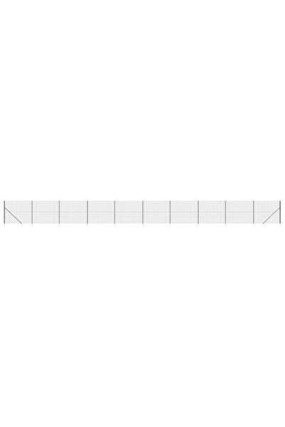 vidaxl Gard din plasă de sârmă cu țăruși de fixare, antracit, 1,4 x 25 m