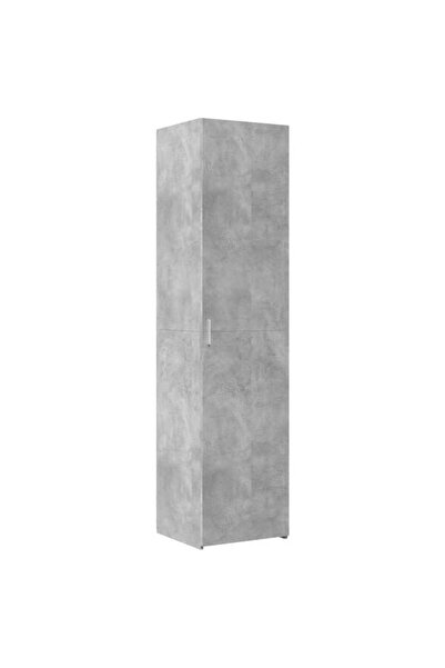 vidaxl Dulap înalt, gri beton, 45 x 42.5 x 185 cm, lemn prelucrat