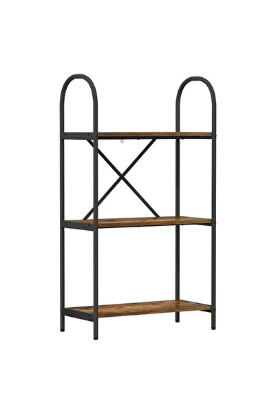 vidaxl Raft pentru cărți Stejar fumuriu 60 x 30 x 109 cm Lemn compozit