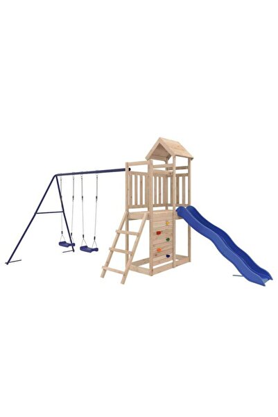 vidaxl Set de joacă pentru exterior, din lemn masiv de pin
