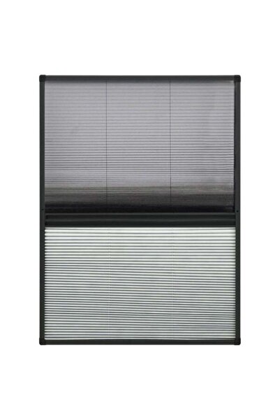 vidaxl Plasă anti-insecte pentru ferestre, cu rulou parasolar, 80 x 120 cm, a...