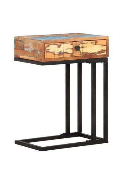 vidaxl Măsuță laterală în formă de U, 45 x 30 x 61 cm, din lemn masiv reciclat
