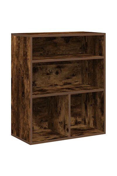 vidaxl Bibliotecă, stejar fumuriu, 60x30x71,5 cm, lemn prelucrat