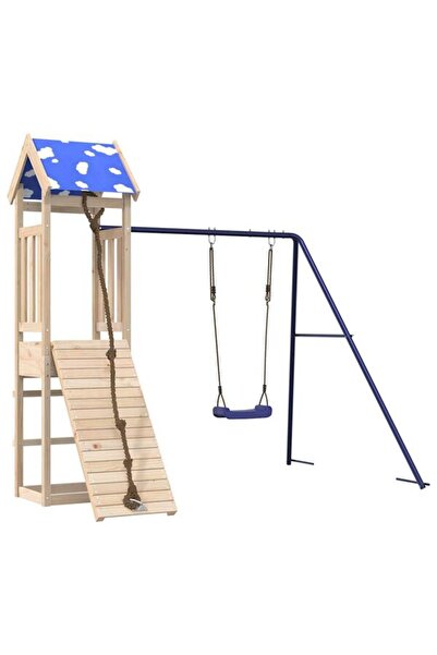 vidaxl Set de joacă pentru exterior, din lemn masiv de pin