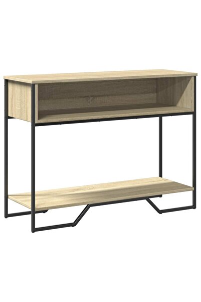 vidaxl Măsuță consolă, stejar sonoma, 100x35x74,5 cm, lemn prelucrat