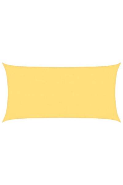 vidaxl Velă de umbrire, bej, 3 x 6 m, HDPE, 160 g/m²