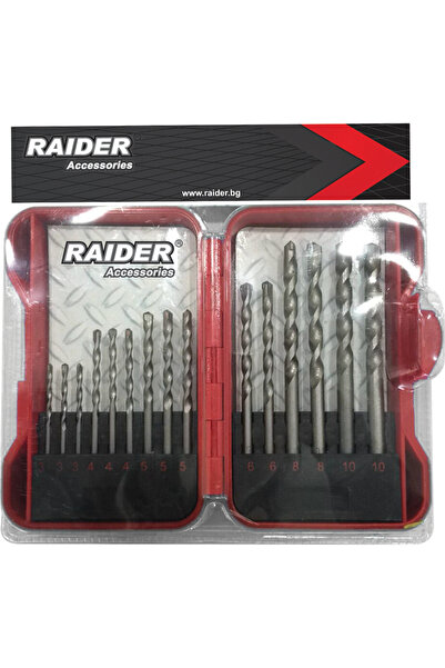 Raider Σετ τρυπανιών 15 τεμαχίων με κυλινδρικό στέλεχος για δομικά υλικά