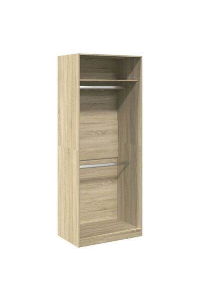 vidaxl Dulap, Stejar Sonoma, 80 x 50 x 200 cm, Lemn prelucrat