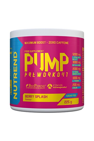 Nutrend Προ-προπονητικό Pump (225 γρ) Γεύση Μούρων