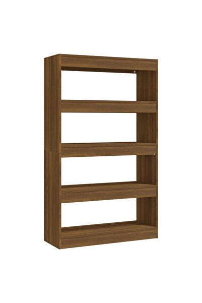 vidaxl Bibliotecă/Separator cameră, stejar maro, 80x30x135 cm, PAL