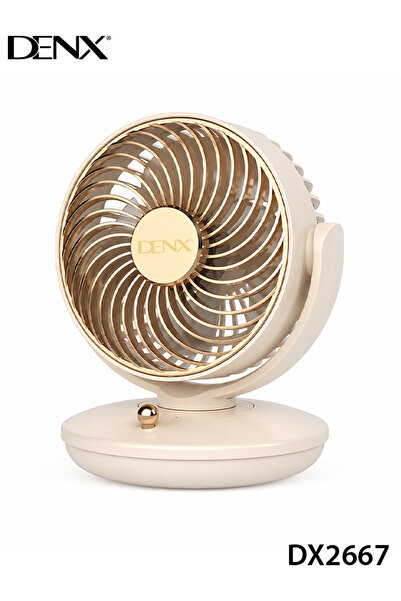 Generic DX2667 USB Rechargeable Air Circulator Fan, 3 Speeds, Quiet Portable ...