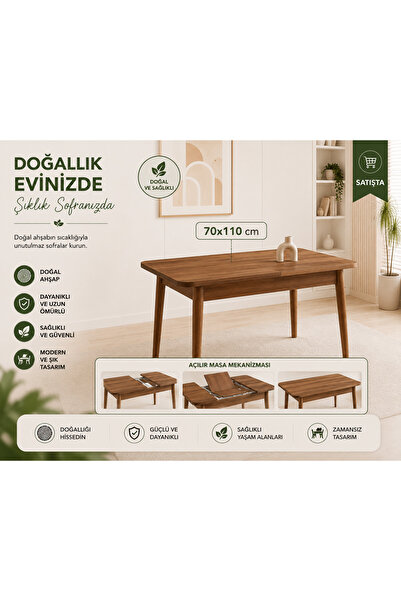 ODECOR AÇILIR MASA 70X110