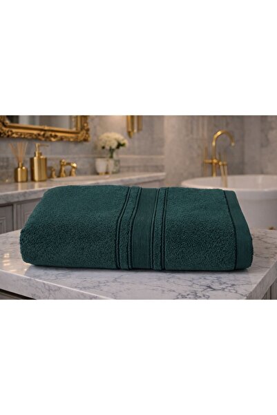Domingo Prosop de baie din bumbac 50x90cm 600g/mp zero twist, verde smarald