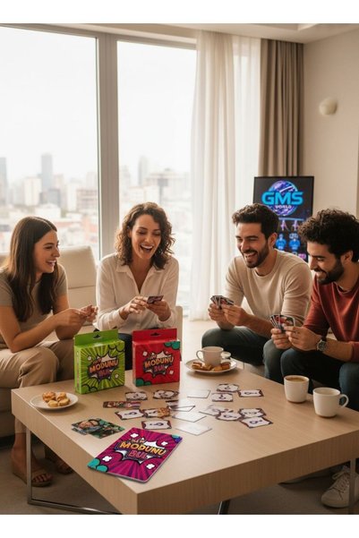 GMS WORLD Find the Modulus Card Game Set of 3 /Girls' Night/Music/New