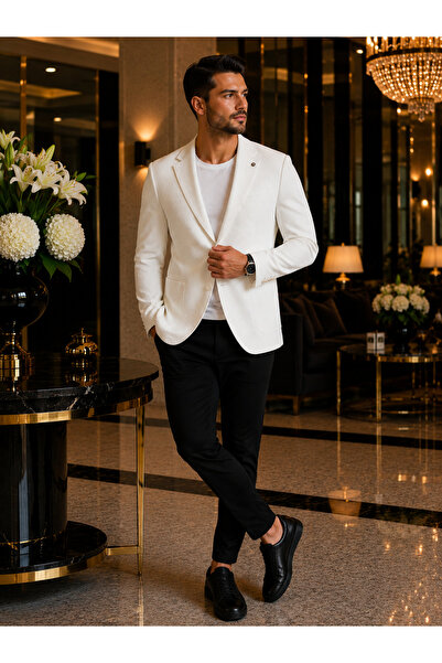 Sır Premium Textured Blazer Jacket 4512