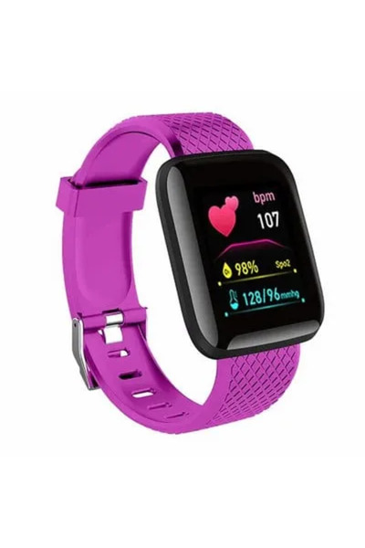 diğer1234 Smartwatch 116 Sport – Βηματομετρητής, Bluetooth & Ειδοποιήσεις (iO...