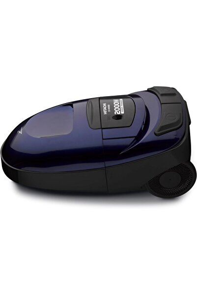 Hitachi مكنسة كهربائية بقوة 2000 واط، سعة 6.5 لتر، فضي/أزرق، CV-W2000 SS220 SB