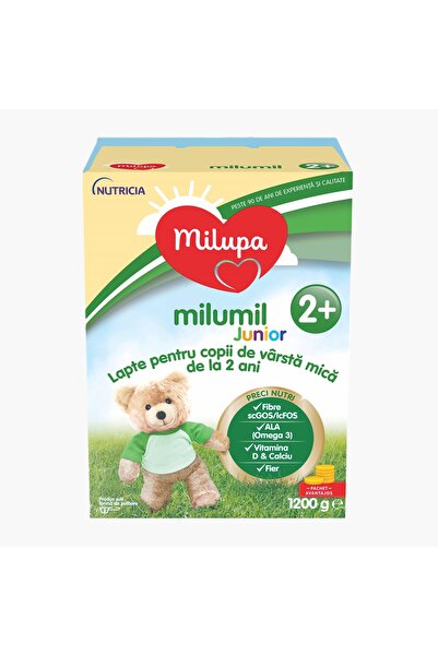 Milupa Milumil Junior 2+, formula speciala lapte praf, de la 2 ani, 1200 g