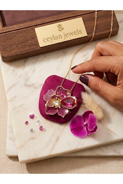 CEYLAN JEWELS Çiçekli kolye
