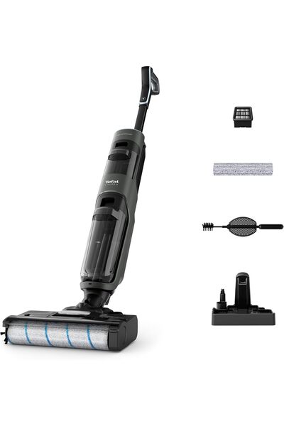 T-fal X-Clean 4 Classic 2-in-1 Wet and Dry Vacuum Cleaner GF5035M0 with Smart...