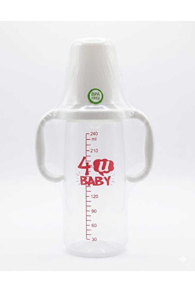 4U Baby Plastic Bottle 150 ml with handle