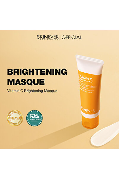 SKINEVER Vitamin C Skin Brightening Masque 55ml – with Niacinamide & Hyaluron...