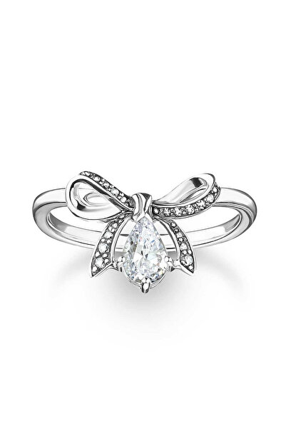 Thomas Sabo TR2481-643-14-56 Ασημένιο Δαχτυλίδι με Φιόγκο Γυναικείο