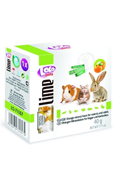 Lolo Pets Πέτρα Ασβεστίου Τρωκτικών με Πορτοκάλι 40gr