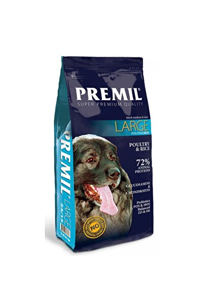 Premil Adult Large Poultry & Rice Ξηρά Τροφή Σκύλου με Πουλερικά & Ρύζι 3kg