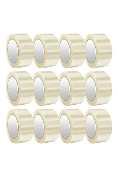 Duravel Pack Of 12 Clear Packing Tape, 2 inches x 50 yards Strong Heavy Duty ...