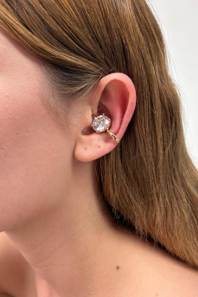 Charmist Çelik Sıkıştırmalı Diamond Muse Earcuff