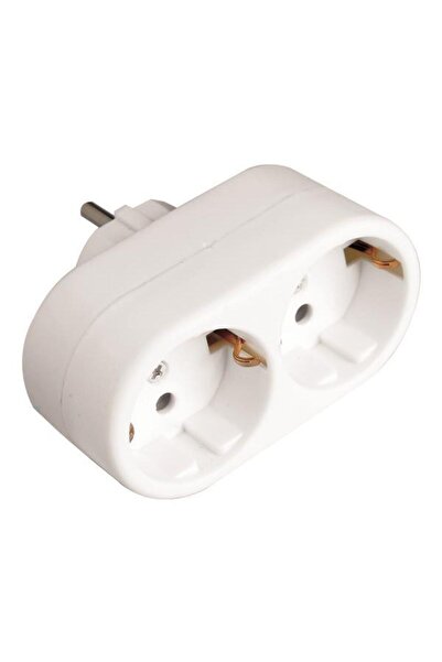EUROLAMP ΠΡΟΣΑΡΜΟΓΕΑΣ ΑΠΟ ΕΝΑ SCHUKO ΣΕ ΔΥΟ SCHUKO ΜΕ ΠΡΟΣΤΑΣΙΑ ΕΠΑΦΩΝ 147-10000