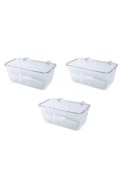 TİSERT Small Food Container Transparent 8cm X 3 Pieces